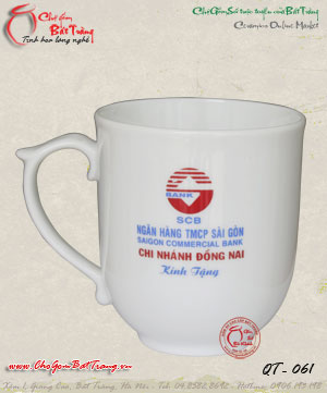 Cốc sứ in logo (Ngân hàng TMCP Sài Gòn