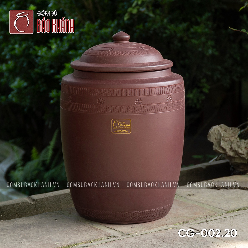 Hũ Sành Đựng Gạo 20 kg trơn