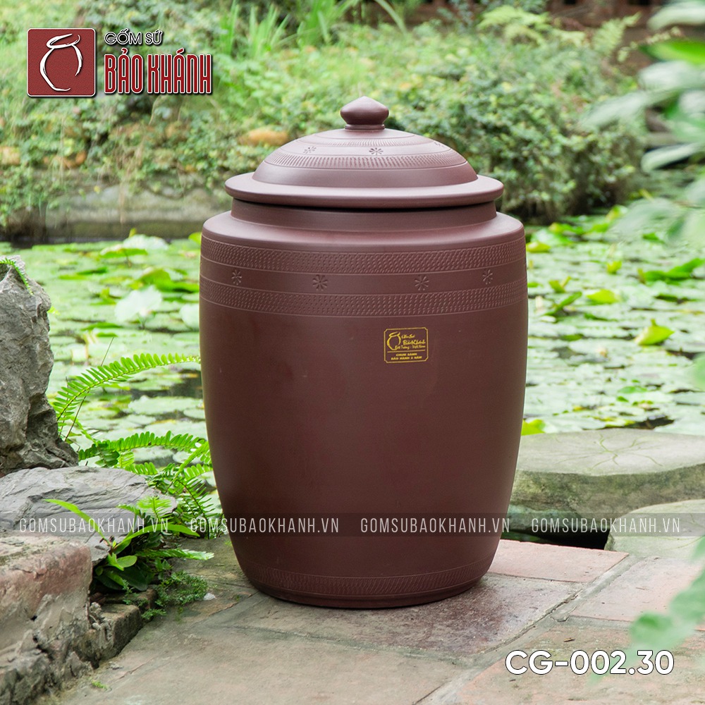 Hũ Sành Đựng Gạo 30 kg trơn