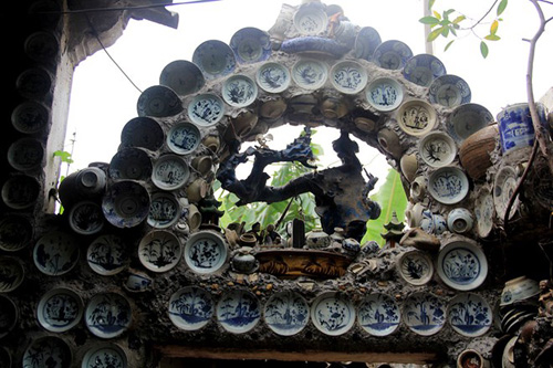 “Độc đáo” Ngôi nhà được gắn 9000 cổ vật ở Vĩnh Phúc
